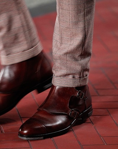 Handmade Monk Style Leather Boot, Men triple Buckle ankle leather Boot, Men boot