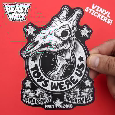 TOYS WERE US Sticker