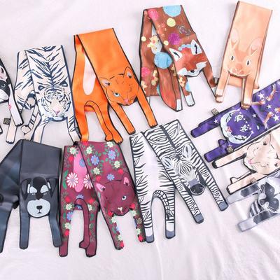 3d cute animal scarf bag silk scarf  - Thumbnail 4