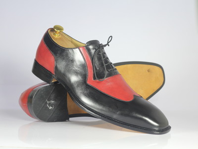 Men's 2 tone Shoes, Men's Leather Wing Tip Formal Shoes