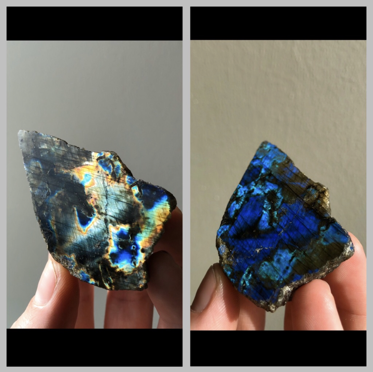 Color-Shifting Labradorite Stone