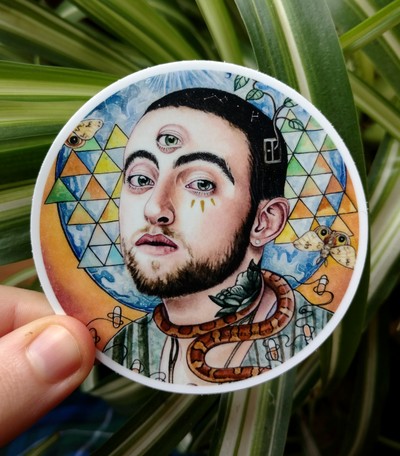 Original "Mac Miller" Vinyl Sticker