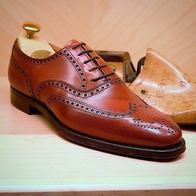 Handmade Men Leather Best wingtip Oxfords Dress Shoes, Custom Made Formal Shoes