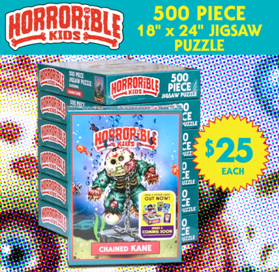 Horrorible Kids - Chained KANE Jigsaw Puzzle