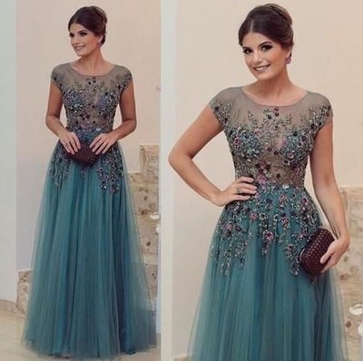 Elegant Long Mother of the Bride Dresses with Appliques