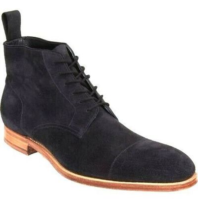 Leather Jodhpur Boots for Men Handmade Black Suede Made to Measure Men