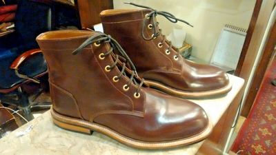 Handmade Brown Leather Men dress chukka boots Custom Ankle Boots for Men