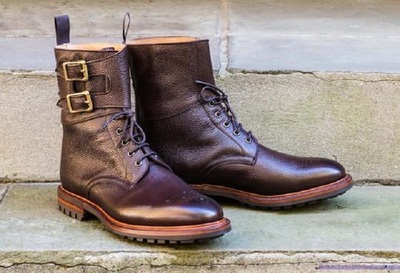 Handmade leather lace up dress boots for men lace up boots custom made man boots