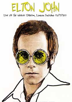 ELTON JOHN Live At The Webley Stadium, London England 03.11.1977 DVD