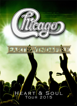 CHICAGO And Earth, Wind & Fire Heart & Soul Tour 2015 DVD