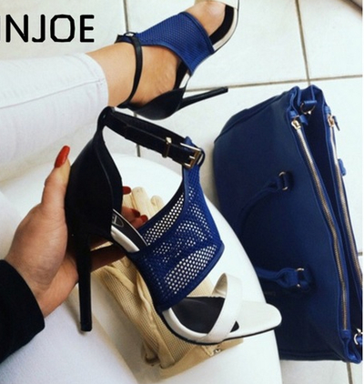 Chic Mesh peep Toe Fashion Sandals F8762