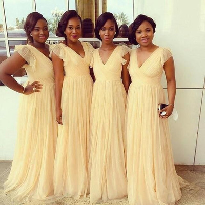 Bridesmaid gown,pretty prom dresses,prom gown,simple bridesmaid dress - Thumbnail 5