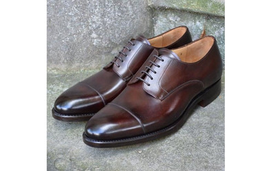 Men's Brown Cap Toe Leather Dress Formal Shoes
