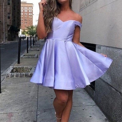 A-line short prom dress homecoming dresses graduation party dresses  - Thumbnail 5