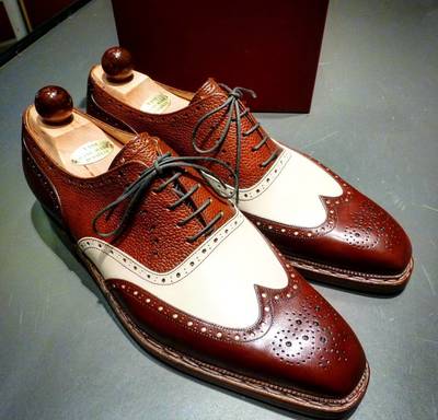 Men Two Tone Shoes, Men's Wing Tip Dress Leather Shoes 2020