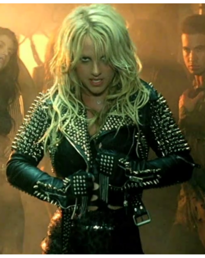 New Woman punk Silver Spike Studded Brando Style cowhide Belted Leather Jacket