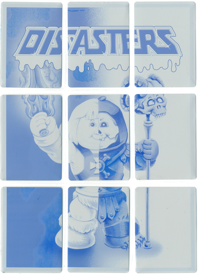 ADAM N. Evil 9 Plate Puzzle Sets