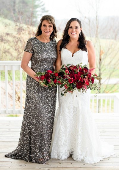 Short Sleeves Grey Sequins Long Mother of the Bride Dresses