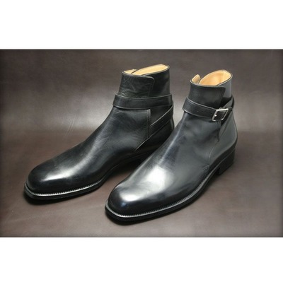 Handmade Black Jodhpur Boots, Buckle Boot For Men, Leather Boots, Boots