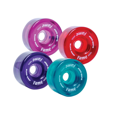 Fame (Clear) Roller Skate Wheels - 4 Colors