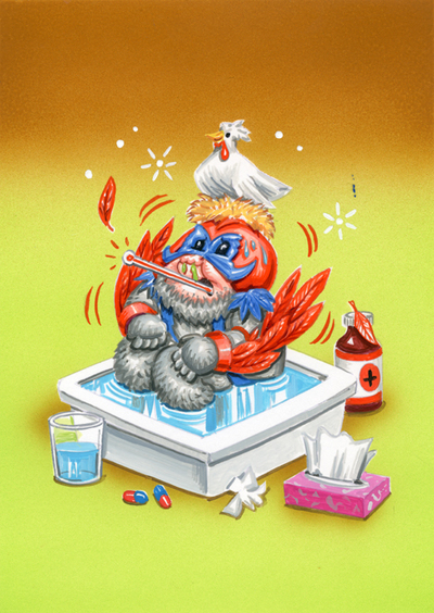 BERT Flu / ARI Sick Final Art - Disasters of the Universe 2020