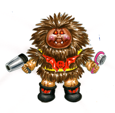 MOC Back Art Grizz LORI - Disasters of the Universe 2020