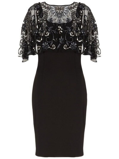 Knee Length Black Mother of the Bride Dresses