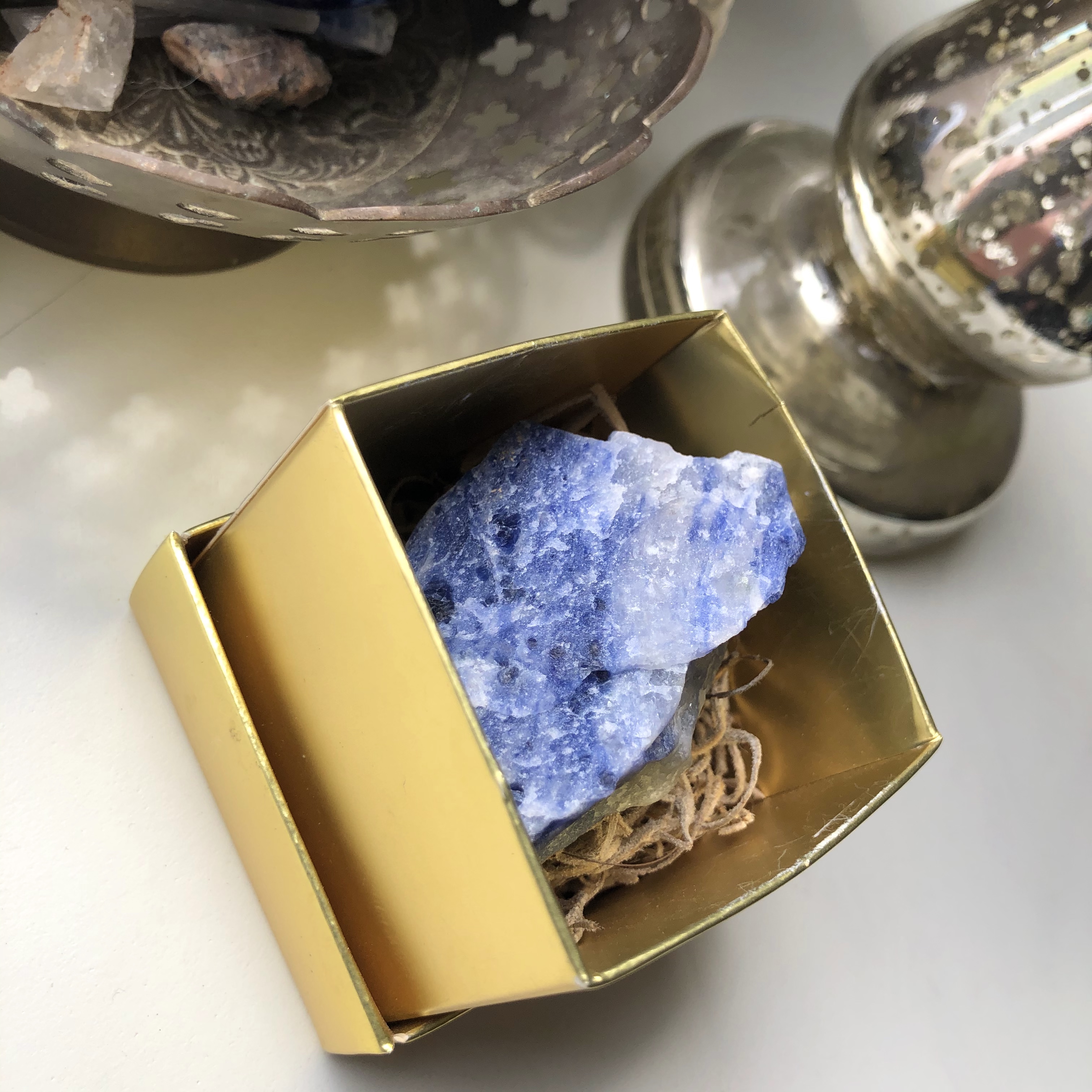 Sodalite Stone Gift Box