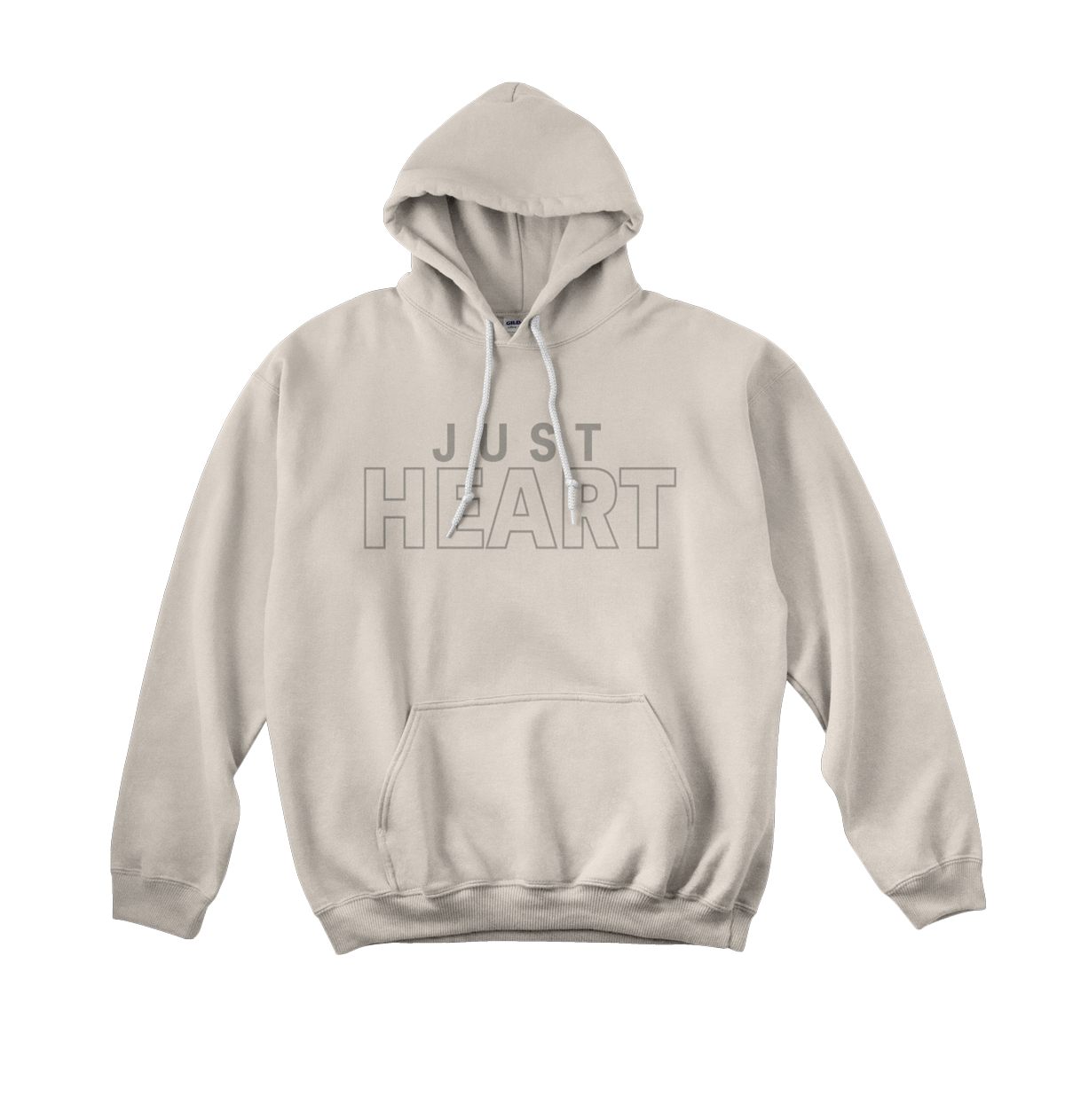 Tan Just Heart hoodie