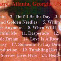 LINDA RONSTADT Atlanta 1977 DVD - Thumbnail 1