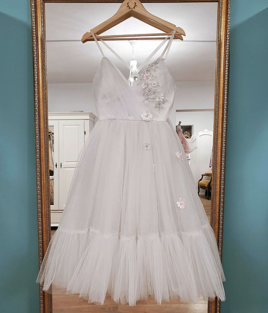 Cute tulle short prom dress cocktail dress