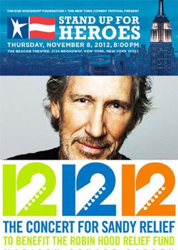 ROGER WATERS Live At The Concert For Sandy Relief 12.12.2012 & Stand Up For Heroes 11.08.2012 DVD