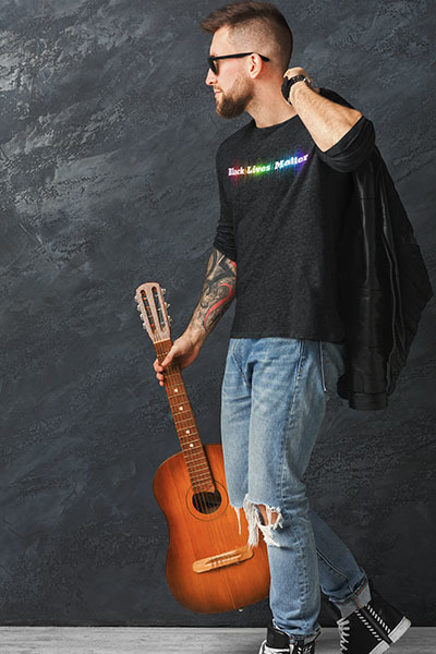 Black Lives Matter Rainbow Long Sleeve T-shirt