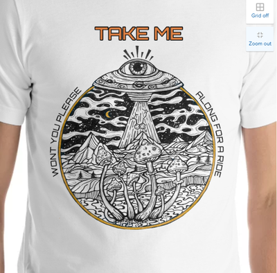 "Take Me" Unisex T-Shirt (Two Colors)