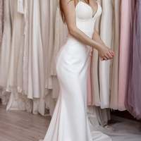 Charming Mermaid Sweetheart Spaghetti Straps Wedding Bridal Dresses - Thumbnail 4
