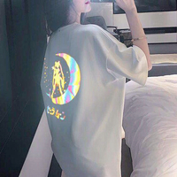 Reflective Hologram Sailor Moon Print Tee - Thumbnail 4