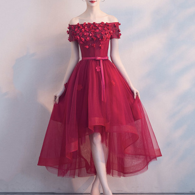 Cute tulle short prom dress cocktail dress - Thumbnail 5