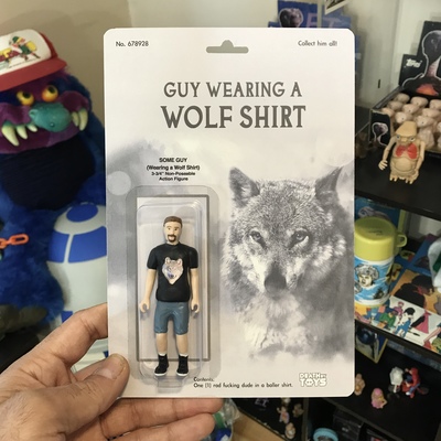 Guy in Wolf Shirt Figure (One of a Kind)