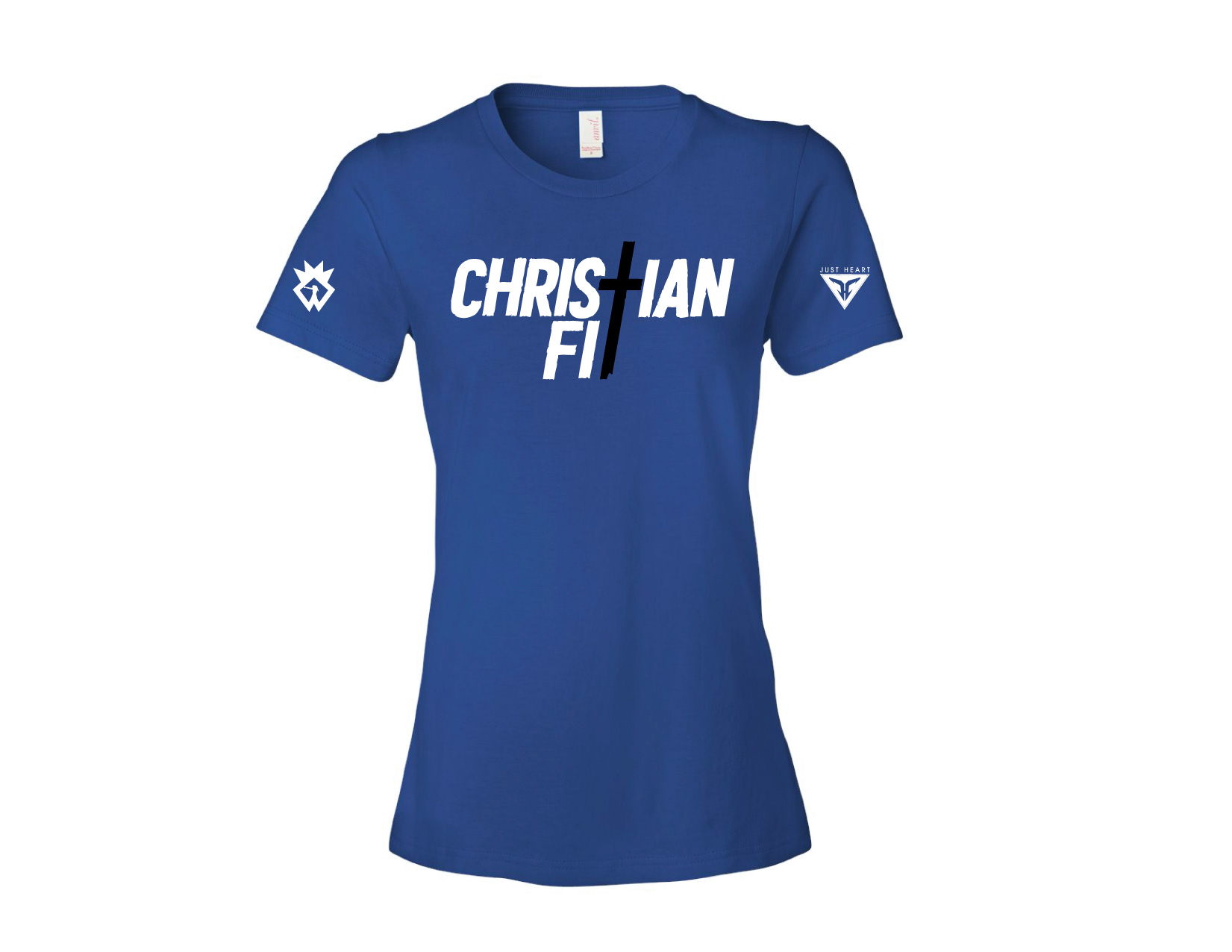 CFit women's Body and Soul blue tee