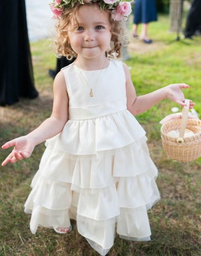 Floor Length Flower Girl Dresses for Wedding