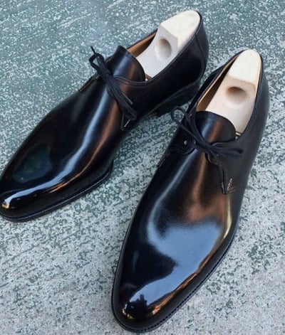 Best Outfit Formal Dressing Black Leather Chukka Shoes