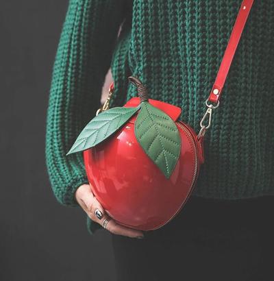 Apple Shape Shoulder Bag