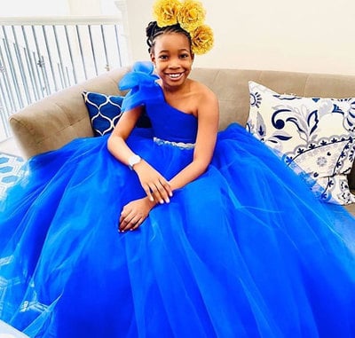 One Shoulder Flower Girl Dresses Birthday Dress