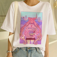 Harajuku Sailor Moon Print Tee - Thumbnail 1