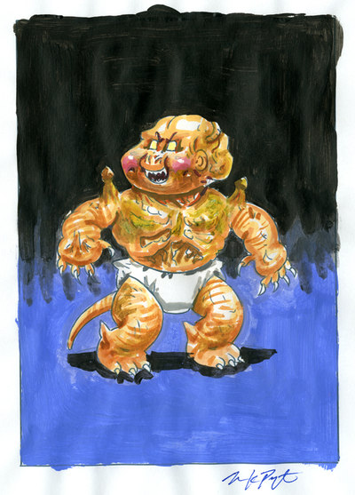 Pump KEN Head / Seedy SAL Color Rough - Horrorible Kids - Series 5 2020