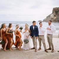 Charming Sheath Burnt Split Long Bridesmaid Dresses - Thumbnail 3