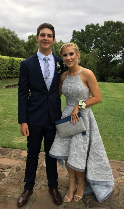 SP1114,Grey Lace High Low Prom Dresses,Halter Sleeveless Evening Dress