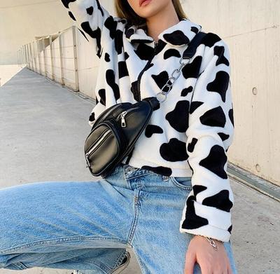 Milk Cow Fleece Coat