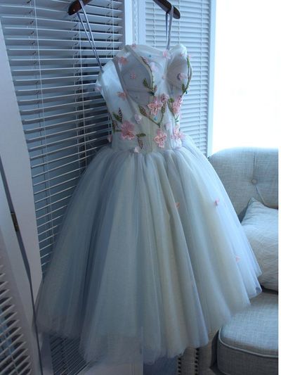 SP1228,Charming Homecoming Dresses,A-line Sweetheart Tulle Short/Mini Prom Dress with Embroidery