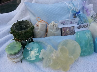Personal Home Spa Kit in Shades of Blue
